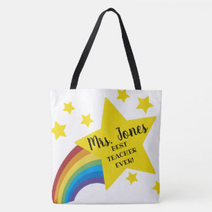 Bolsa Tote star o melhor saco do professor do professor do