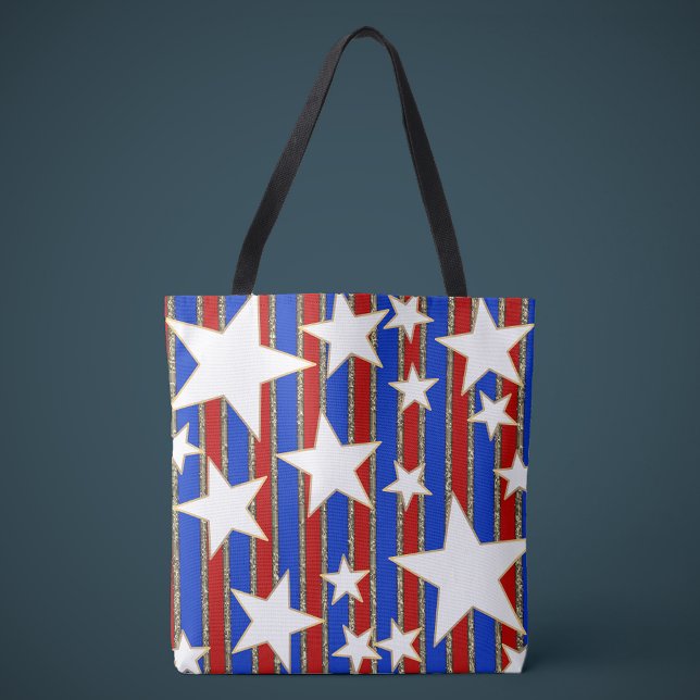 Bolsa Tote Star-Spangled (Criador carregado)