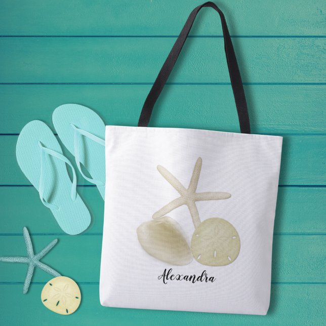 Bolsa Tote Starfish e conchas marinhas (Criador carregado)