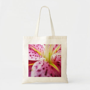 Bolsa Tote Stargazer Lily Bright Magenta Floral Tote Bag