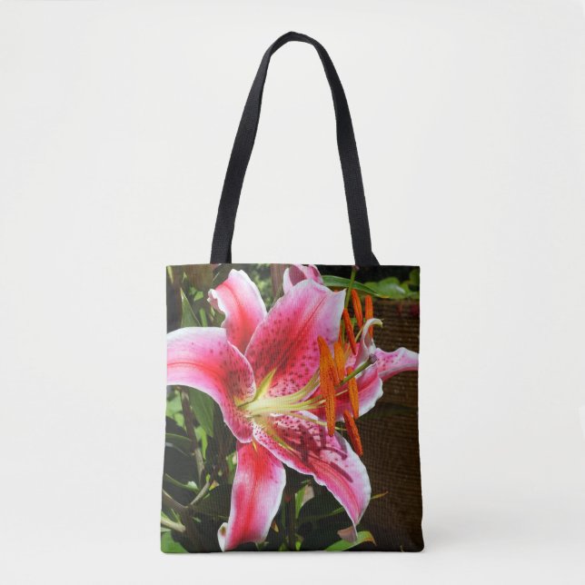 Bolsa Tote Stargazer Lily Fotografia (Frente)