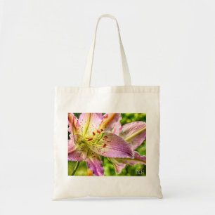 Bolsa Tote Stargazer Lily/ Watercolor Look/ Arte Floral