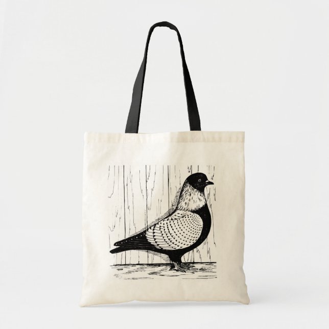 Bolsa Tote Starling Pigeon Silver-laced 1979 (Frente)