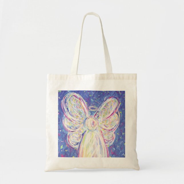 Bolsa Tote Starry Night Angel Art Tote Bag (Frente)