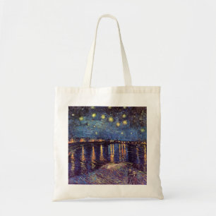 Bolsa Tote Starry Night Over the Rhone, por Vincent van Gogh