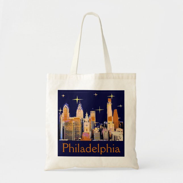 Bolsa Tote Starry Night Philadelphia (Frente)