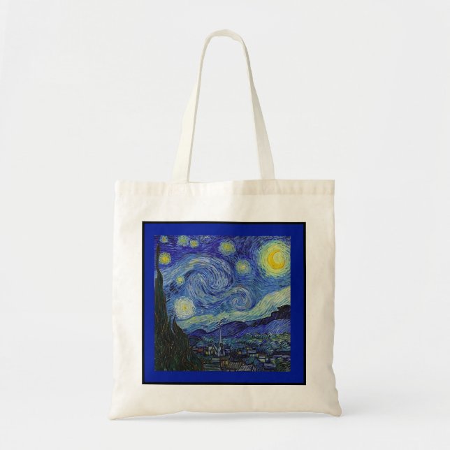 Bolsa Tote Starry Night, Van Gogh. (Frente)