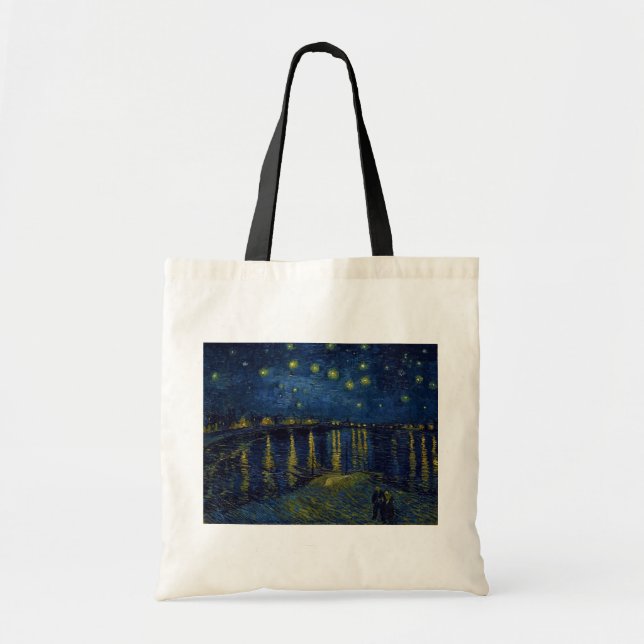 Bolsa Tote Starry Night, Vincent van Gogh (Frente)