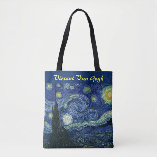 Bolsa Tote Starry Night Vincent van Gogh Impressionista Art