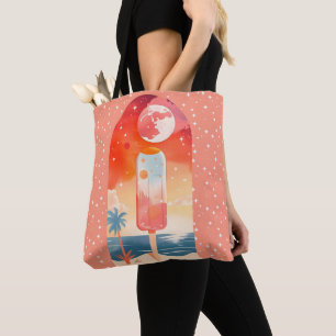 Bolsa Tote Starry Summer Tropical Night