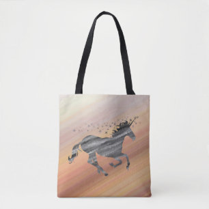 Bolsa Tote Starry Whimsical Unicorn