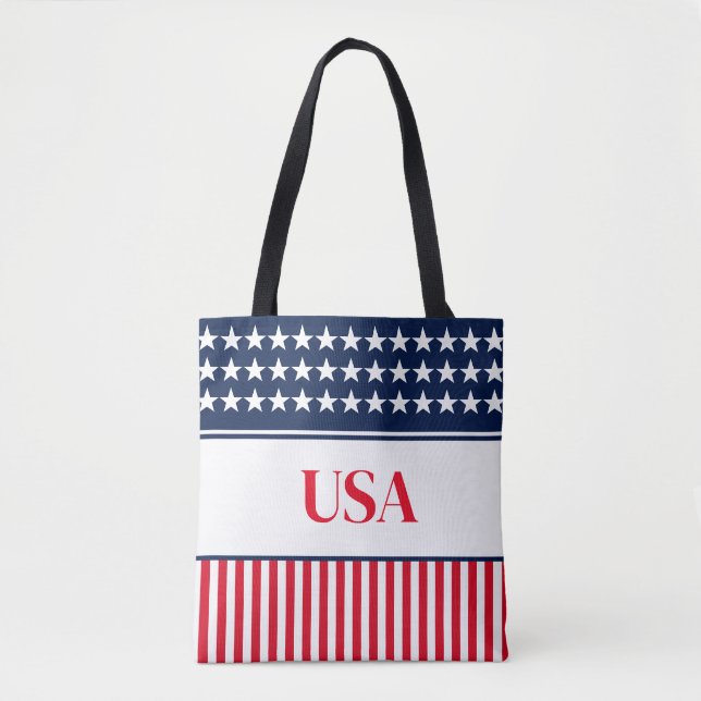 Bolsa Tote Stars & Stripes (Frente)
