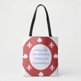 Bolsa Tote Staying Canadian Lee Marie's Creative Desgins