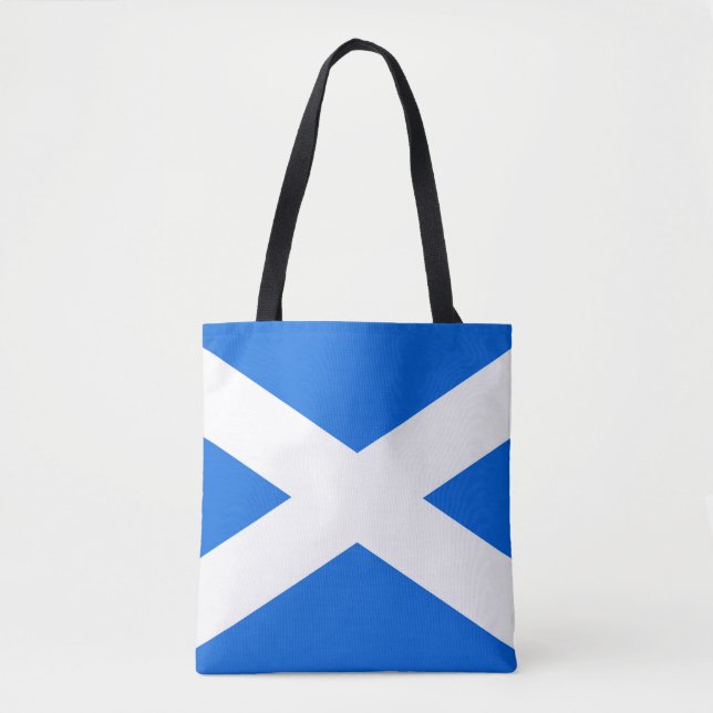 Bolsa Tote stcnt de bandeira escocesa (Frente)