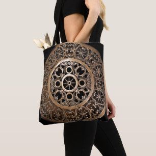 Bolsa Tote Steampunk antigo do bronze do metal do vaticano
