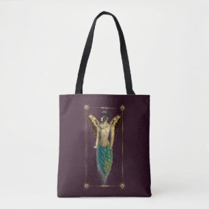 Bolsa Tote Steampunk Fantasy Peacock