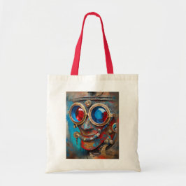 Bolsa Tote Steampunk O Retrato Do Homem De Tin