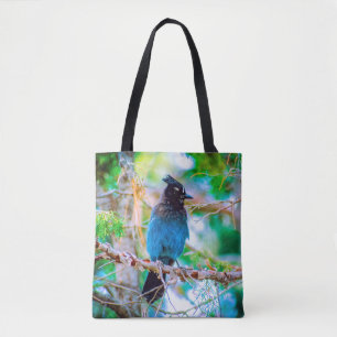 Bolsa Tote Steller's Jay - Fotografia original