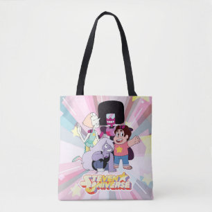 Bolsa Tote Steven Universe   Grupo Crystal Gem Huddle