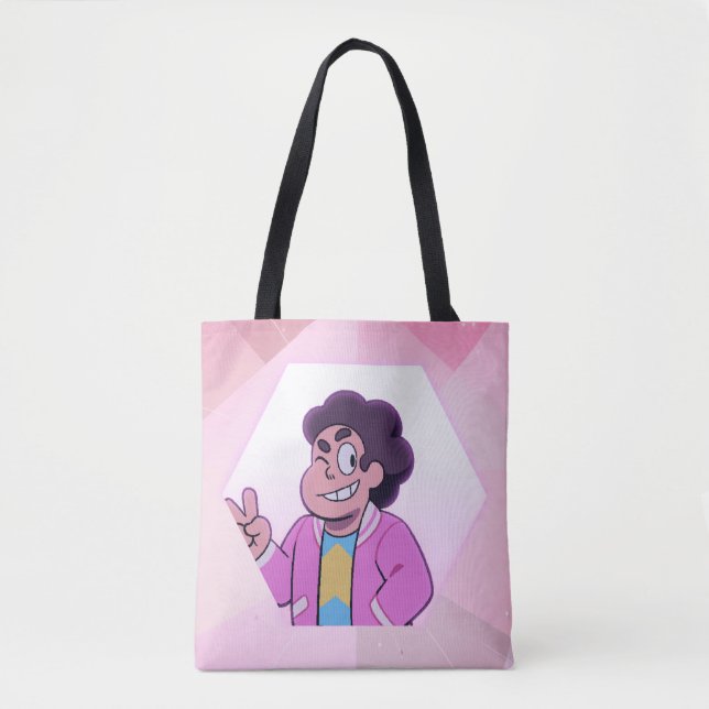 Bolsa Tote Steven Universe | Retrato de diamante rosa (Frente)