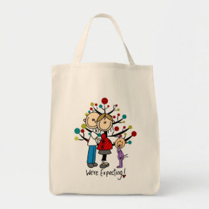Bolsa Tote Stick Figures Expectativa Parente Girl