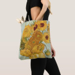 Bolsa Tote Stilleben Sunflower, de Vincent van Gogh<br><div class="desc">1888. Stilleben mit 12 Sonnenblumen ou Vase com 12 girassóis. Vincent Willem van Gogh foi um pintor impressionista poste de origem holandesa cujo trabalho - notável pela sua beleza áspera,  honestidade emocional e cor ousada - teve uma influência de grande alcance na arte do século 20.</div>