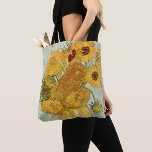 Bolsa Tote Stilleben Sunflower, de Vincent van Gogh