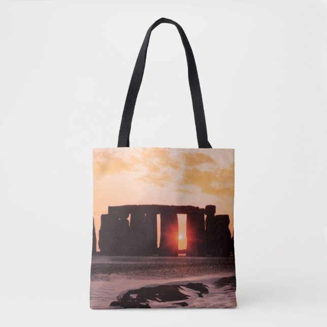 Bolsa Tote Stonehenge, solstício de inverno (Frente)