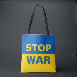 Bolsa Tote Stop War Ucrânia Ucraniano<br><div class="desc">Stop War Ucrânia Ucraniano</div>