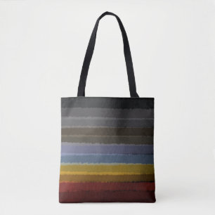 Bolsa Tote Stormy Saly Watercolor Pop de Color Abstrato