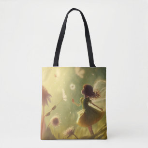 Bolsa Tote Storybook Fairy Garden