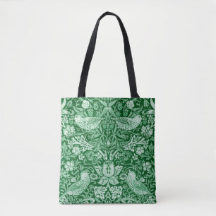 Bolsa Tote Strawberry Thef Green, William Morris