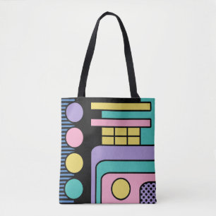 Bolsa Tote Streamline Moderne Estilo Retroativo Geométrico De