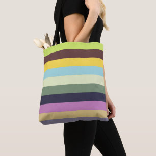 Bolsa Tote Stripes de Verão da Primavera de 2025
