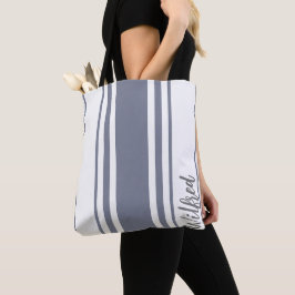 Bolsa Tote Stripes Minimalistas Selvagens Monograma