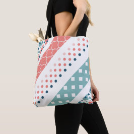 Bolsa Tote Stripes Polkadots Floral