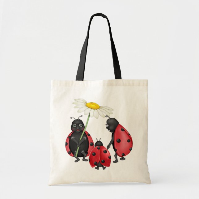 Bolsa Tote Stroll da Família Ladybug (Frente)