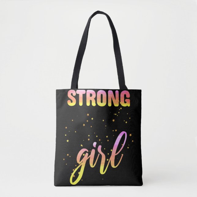 Bolsa Tote Strong Girl Pastel Star (Frente)