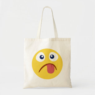 Bolsa Tote Stuck Out Tongue Emoji