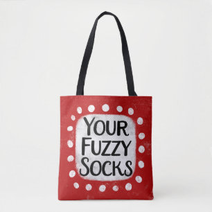 Bolsa Tote Sua barra de ferramentas do Felpudo Meias