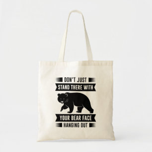 Bolsa Tote Sua Cara Do Urso Saindo