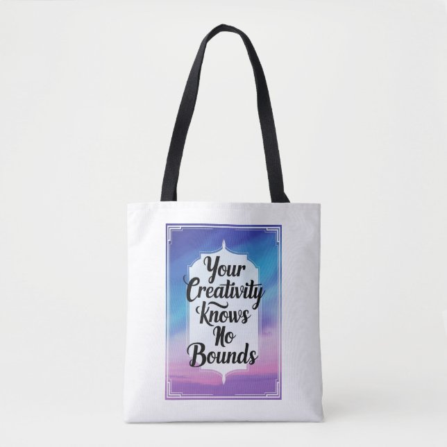 Bolsa Tote Sua Criatividade Não Tem Limites (Frente)