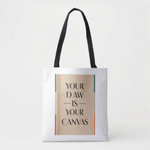 Bolsa Tote Sua DAW é Sua Tela