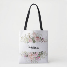 Bolsa Tote Sua história no Bloom: Design seu próprio Boho Flo
