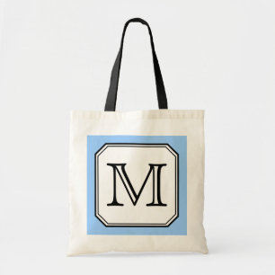 Bolsa Tote Sua letra. Monograma feito sob encomenda. Branco