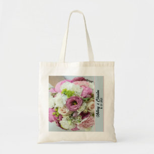 Bolsa Tote Sua linda foto de Buquê de casamento