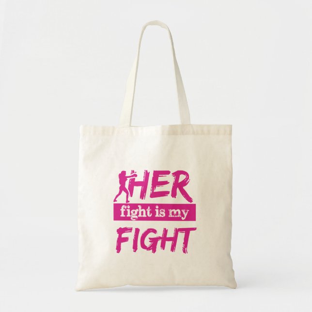 Bolsa Tote Sua Luta É Minha Luta (Frente)