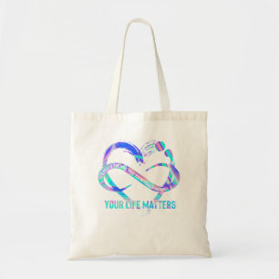 Bolsa Tote Sua vida é importante para a prevenção do suicídio