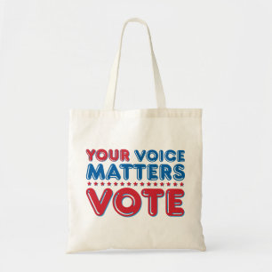 Bolsa Tote Sua voz importa VOTO