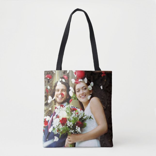 Bolsa Tote Suas Fotos Favoritas De Casamento (Frente)